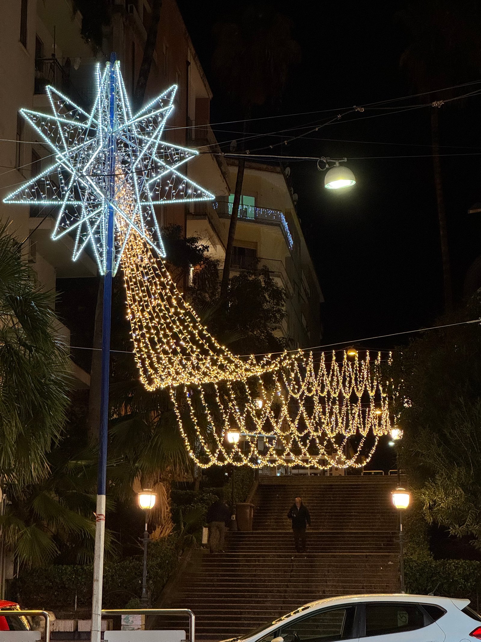 Luminarie in città